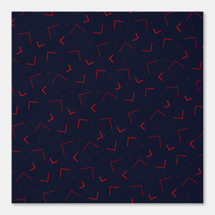 Papier Peint Motif Abstrait foncé avec accents rouges