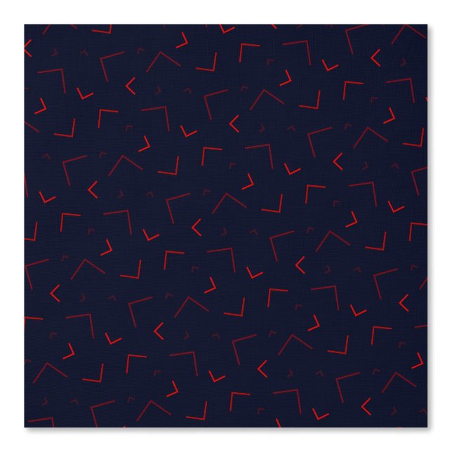 Papier Peint Motif Abstrait foncé avec accents rouges (Recto)
