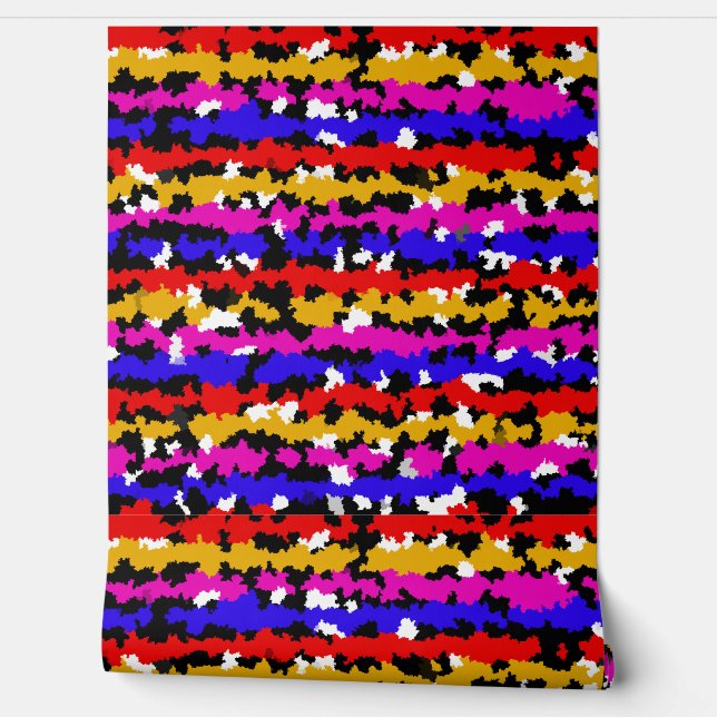 Papier Peint Motif Abstrait Irrégulier (Déroulement)