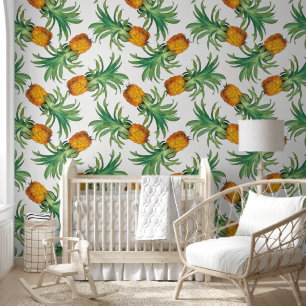 Papier Peint Motif ananas