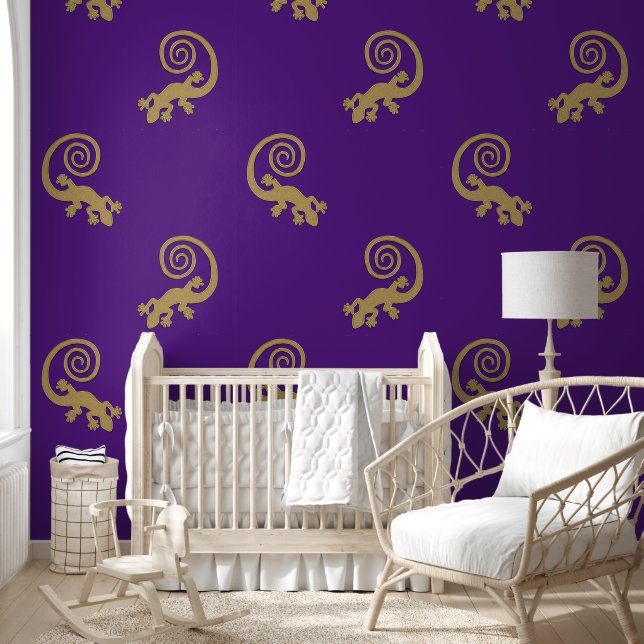 Papier Peint Motif animal cool - Gecko 1 (Enfants)