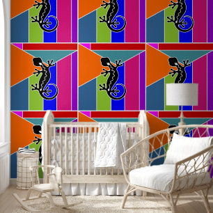 Papier Peint Motif animal cool - Gecko 2