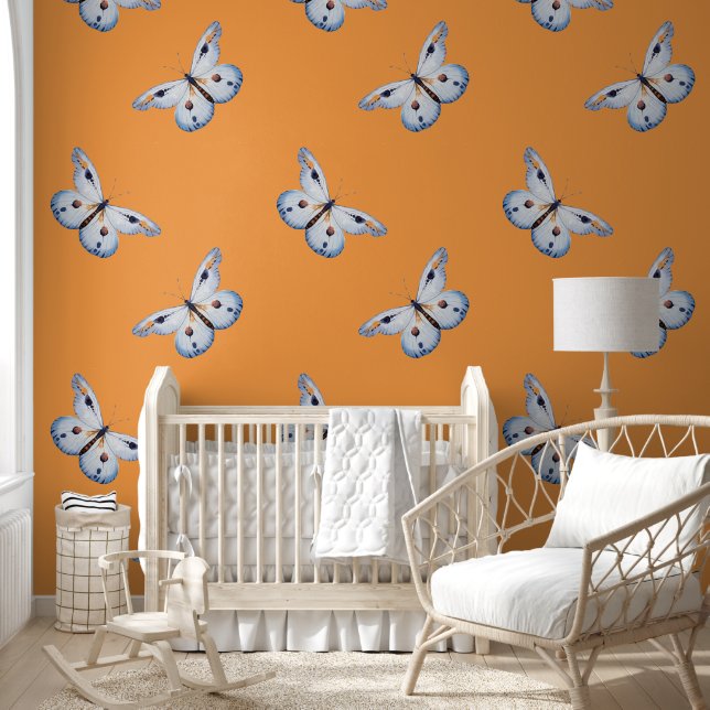 Papier Peint Motif animal cool - Papillon 1a (Enfants)