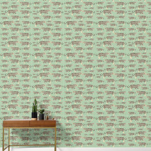 Papier Peint Motif animal Jungle Jaguar