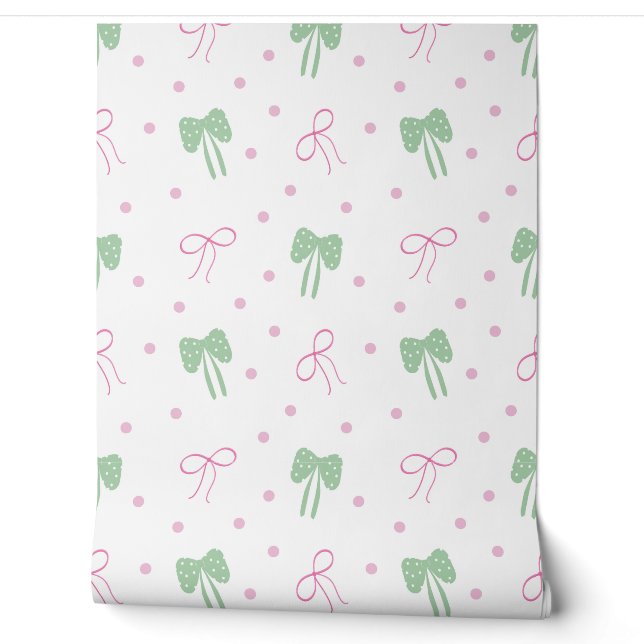 Papier Peint motif arc mignon (Déroulement)