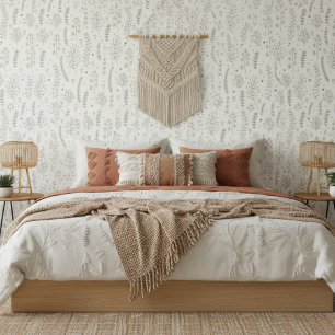 Papier Peint Motif botanique moderne de sauge