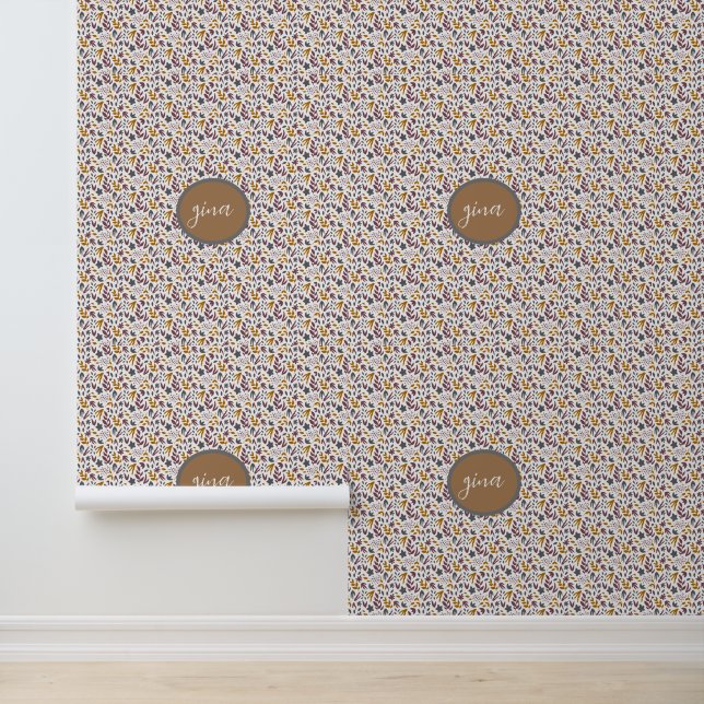 Papier Peint Motif Botanique Personnaliser (Application)