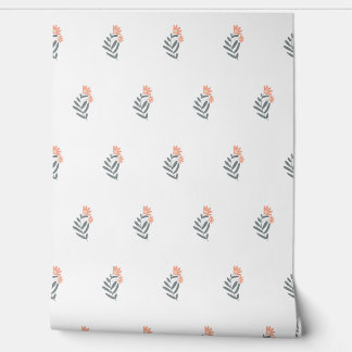 Papier Peint motif botanique vectoriel sans couture avec fleur
