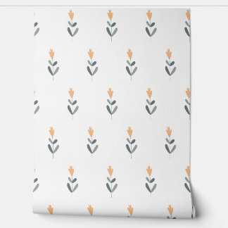 Papier Peint motif botanique vectoriel sans couture avec petite