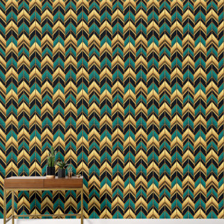 Papier Peint Motif carrelé art déco