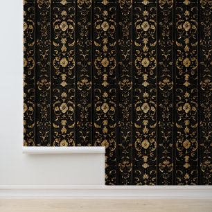 Papier Peint Motif classique foncé élégant