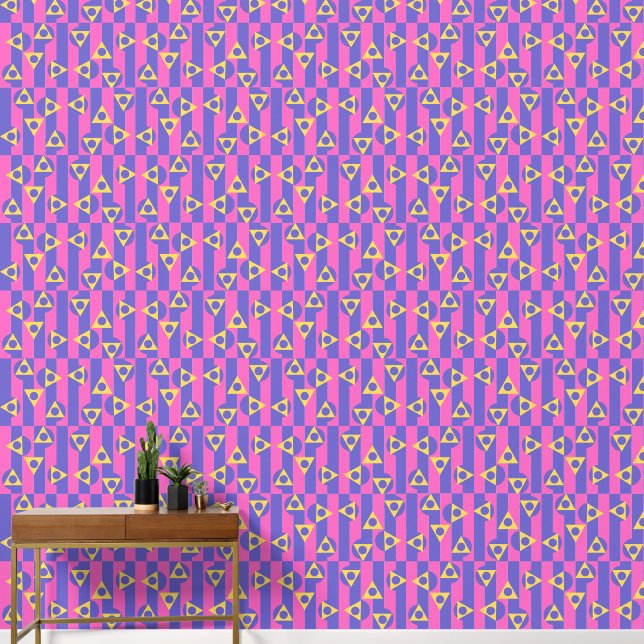 Papier Peint motif coloré (Couloir)