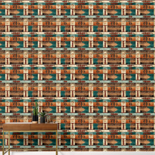 Papier Peint motif cool en faux bois