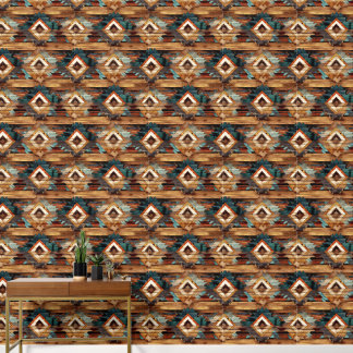 Papier Peint motif cool en faux bois
