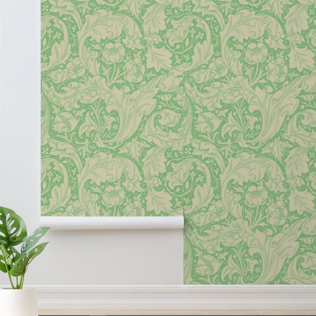 Papier Peint Motif couleur Bouton 2 de William Morris Bachelor (Créateur téléchargé)