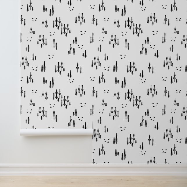 Papier Peint Motif d'art de Forest Line (Application)