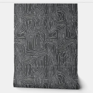 Papier Peint Motif d'art moderne Abstrait Line