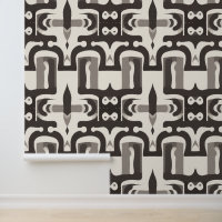 Motif d'art monochrome géométrique Abstrait
