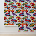 Papier Peint Motif de bulle Superhero<br><div class="desc">Les motifs de bulles Superhero sont une façon amusante et fantasque d'ajouter une touche de super-héros à votre décor maison. Ils sont souvent caractérisés par leurs couleurs vives,  leurs designs audacieux et leurs symboles iconiques de super-héros. Découvrez ce design amusant.</div>