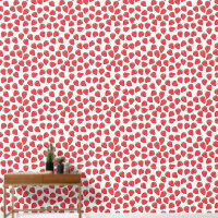 Motif de caricature fraise