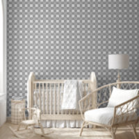 Motif de chèques blancs gris simples
