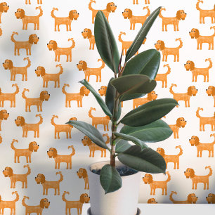 Papier Peint Motif de chien épagneul