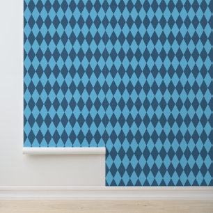 Papier Peint Motif de drapeau rhombique de Bavière bleue