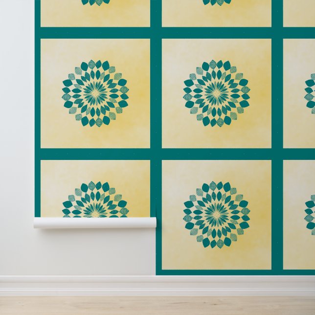 Papier Peint Motif de feuille (Application)