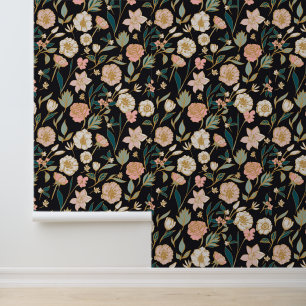 Papier Peint Motif de fleurs audacieuses