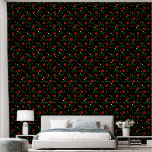 Papier Peint Motif de fraises