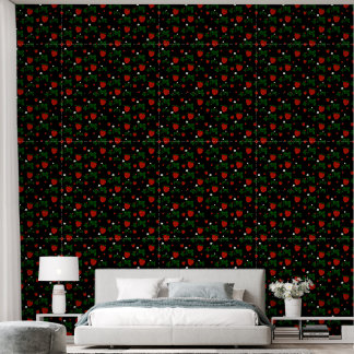 Papier Peint Motif de fraises