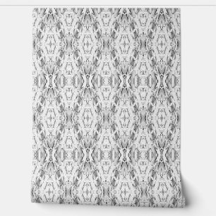 Papier Peint Motif de géométrie abstraite gris clair
