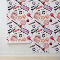 Motif de maquillage aquarelle