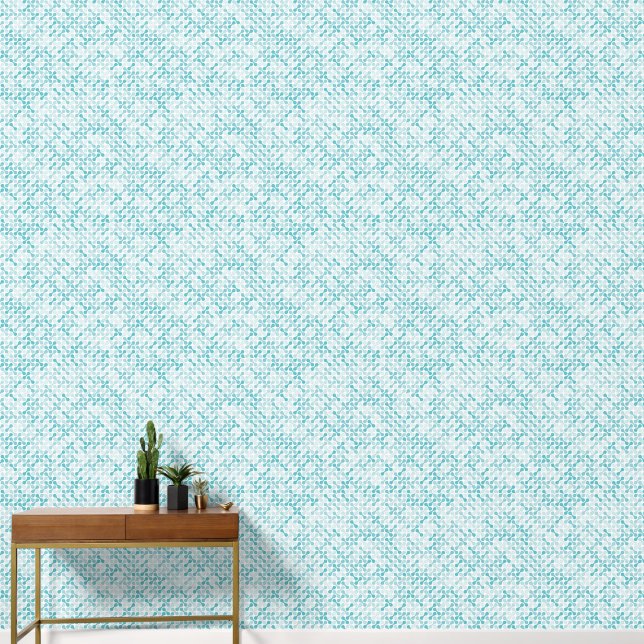 Papier Peint Motif de metaball bleu (Couloir)