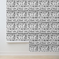 Motif de notes musicales