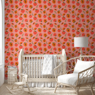 Papier Peint Motif de pêche d'été doux