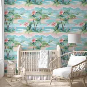 Papier Peint Motif de plage tropical #2