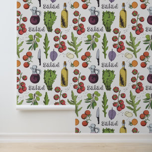 Papier Peint Motif de salade