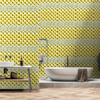 Motif de tournesol rustique contemporain