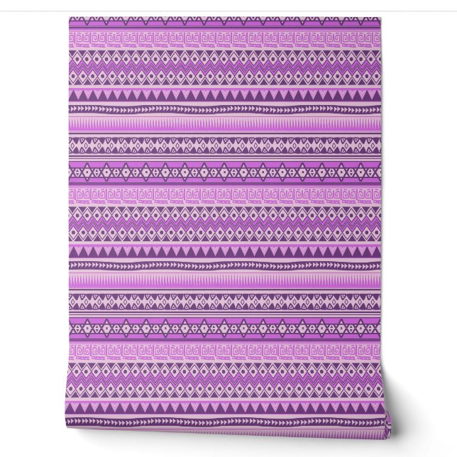 Papier Peint Motif de Tribal Aztec (Déroulement)