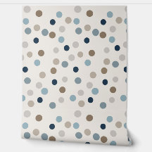 Motif Denim Blue et Tan Dot