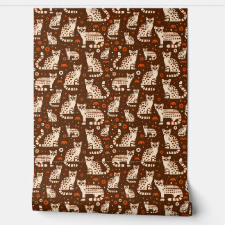 Papier Peint Motif d'occelot