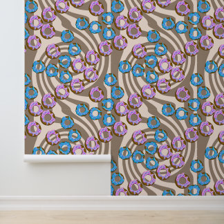 Papier Peint Motif Donuts