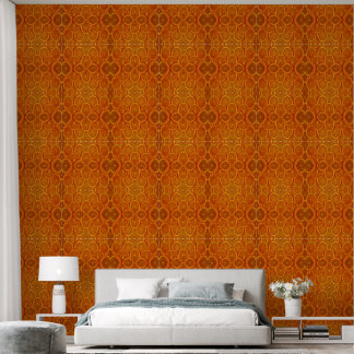 Papier Peint Motif d'oranges tranchées