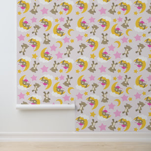 Papier Peint Motif D'Ours, Nounours, Mignons Ours, Étoiles