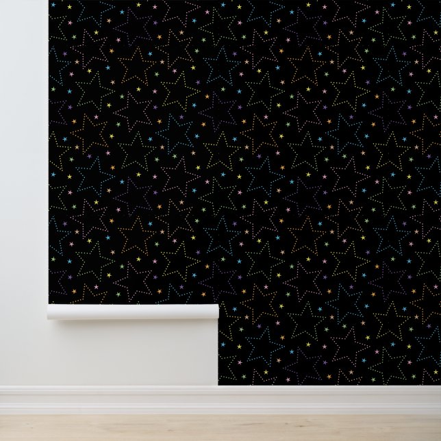 Papier Peint Motif du ciel de nuit étoilé (Application)