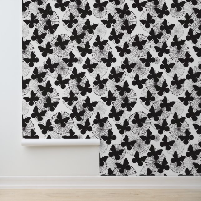 Papier Peint motif d'un papillon (Application)