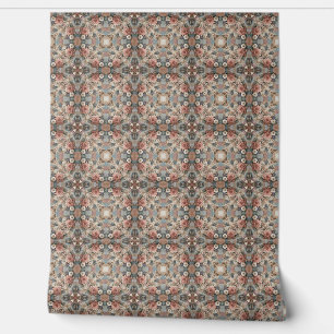 Papier Peint Motif en mosaïque Pastel Whimsical