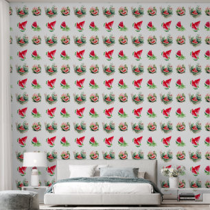 Papier Peint Motif Été Pastèque
