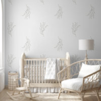 Motif feuille verte Dusty Sage